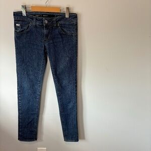 Miss Sixty, Hannah, Boot Cut, Mid- Rise Slim Blue Jeans, SZ 28